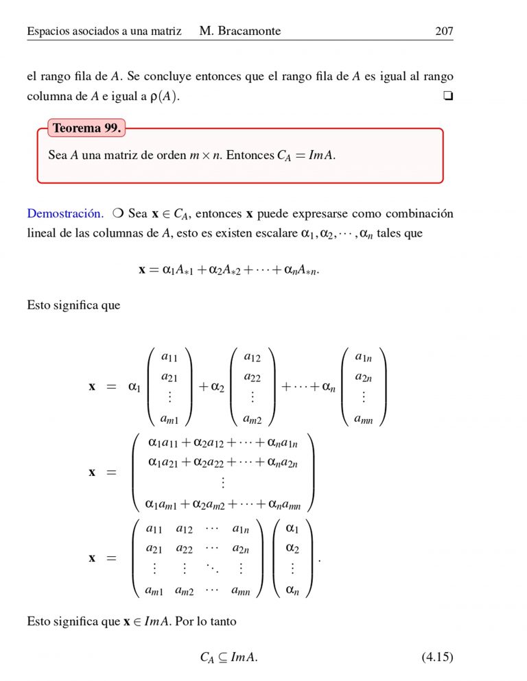 Espacios Vectoriales – Álgebra Lineal