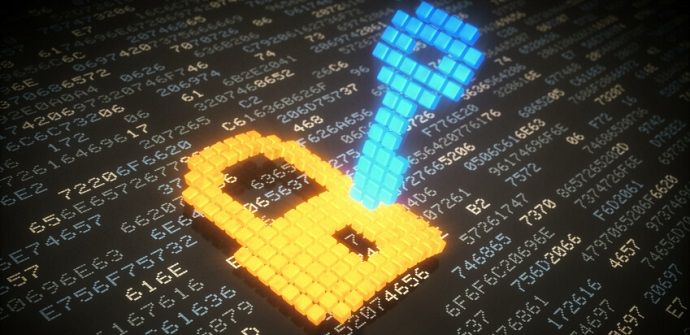 dibujo candado digital