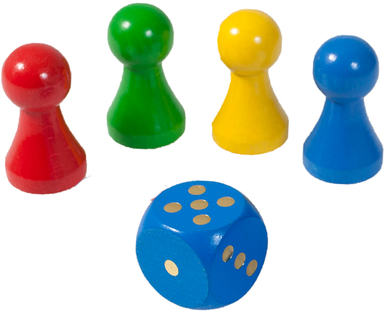 tablero parchis ficha