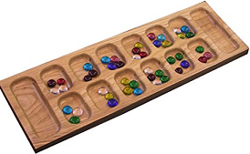 mancala tablero y fichas