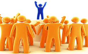 candidato político con discurso