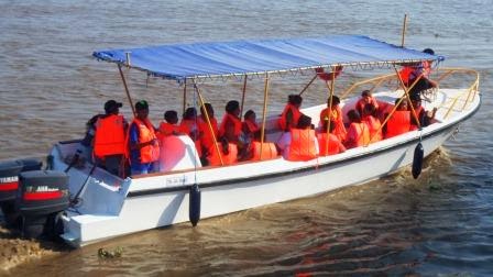 bote paseo a carga máxima