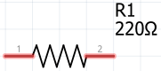 Resistor símbolo 01
