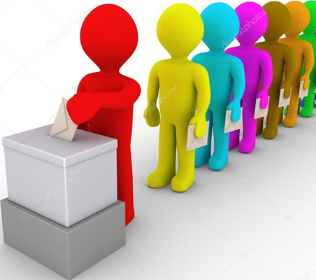 votación Fila dibujo