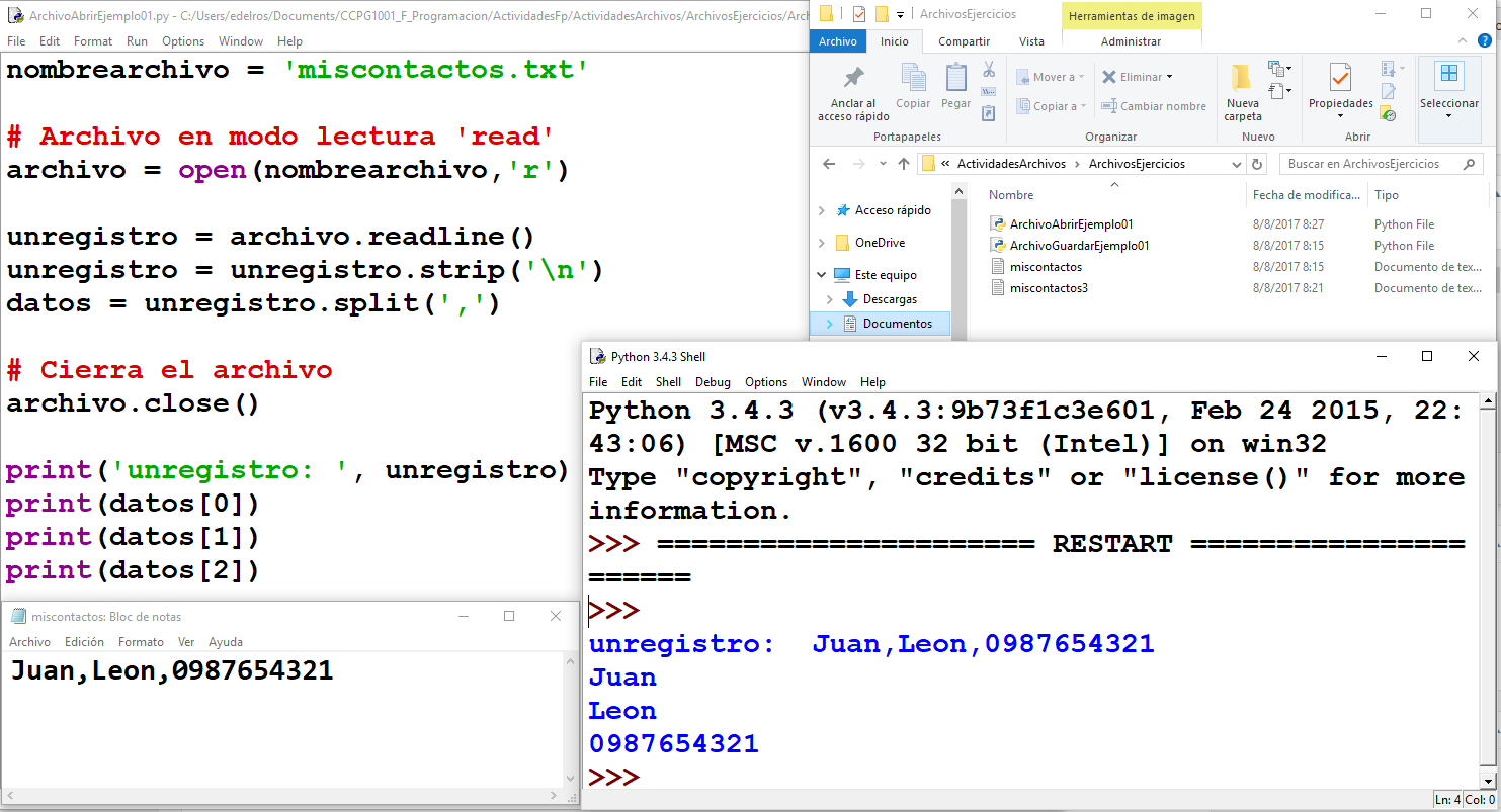 archivo Abrir ejemplo