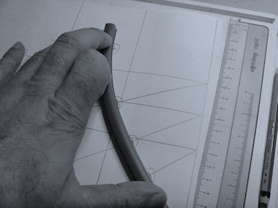 spline flexible dibujo técnico