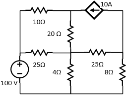 circuito Eléctrico con fuente de voltaje y corriente
