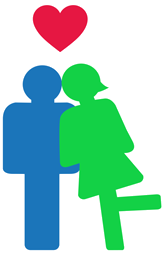 citas San Valentín dibujo