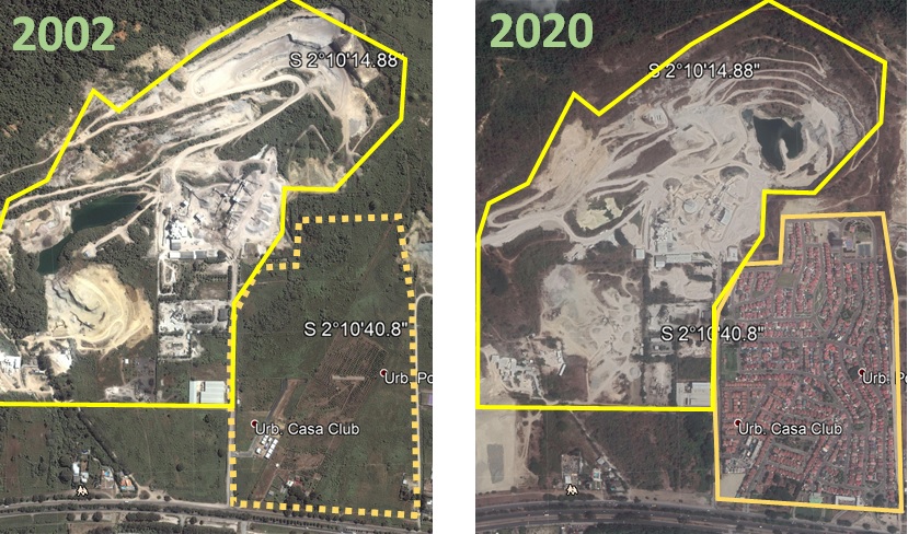 Cantera Urbaniza vista satélite