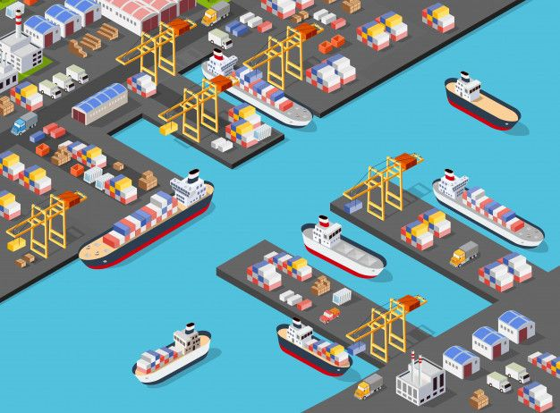 Puertos Barcos Carga