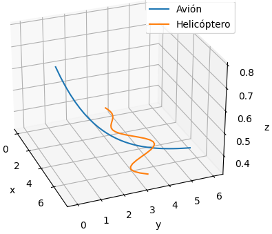 accidente aéreo avión helicóptero