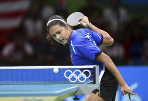 08-06-2016 Rio de Janeiro, Brasil Juego olimpico en Rio, dia 1, Tenis de Mesa, ADRIANA DIAZ (PR) vs Olafunke Oshonaike (NGR). En la foto ADRIANA DIAZ (Foto Andre Kang / andre.kang@gfrmadia.com)