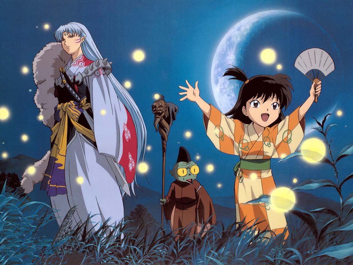 Inuyasha Sesshomaru Jaken and Rin