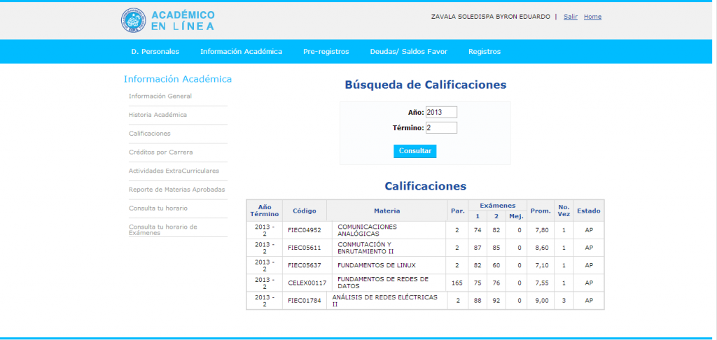 Académico en Línea-----