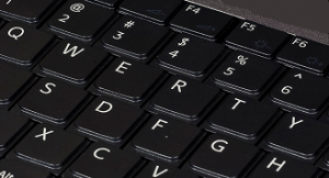 teclado, cada tecla es una letra o caracter