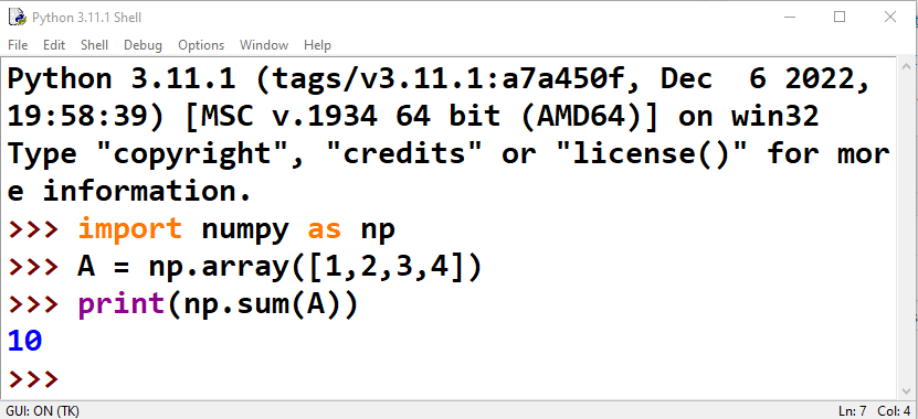 import numpy as np