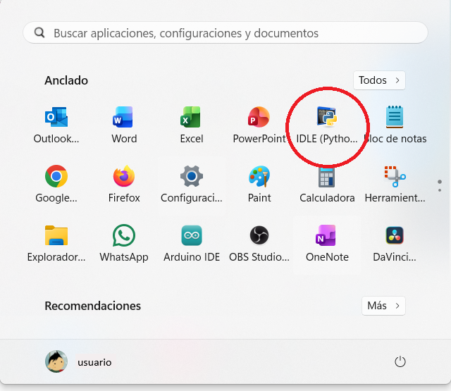 winpython instalar menú inicio