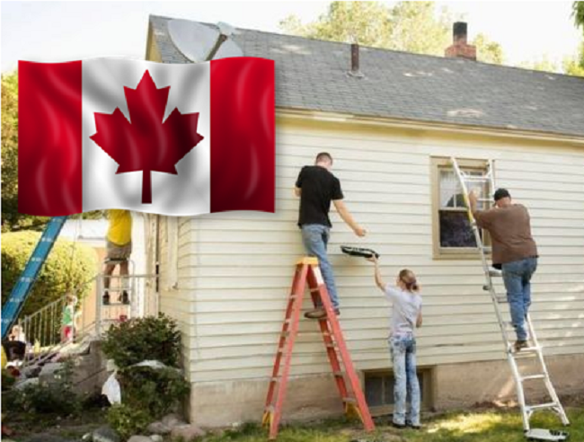 trabajar en la construcción en Canadá