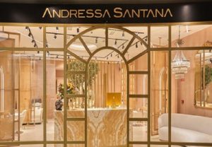 Reforma integral del local comercial de lujo de Andressa Santana en la Finca en Madrid