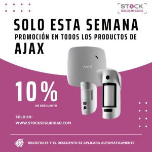 stock seguridad promoción Ajax Alarmas