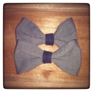 Lazos hechos de Jeans