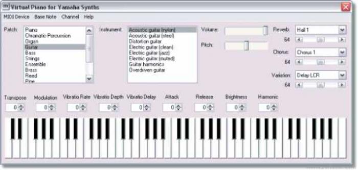 partituras para teclado. de un piano virtual para