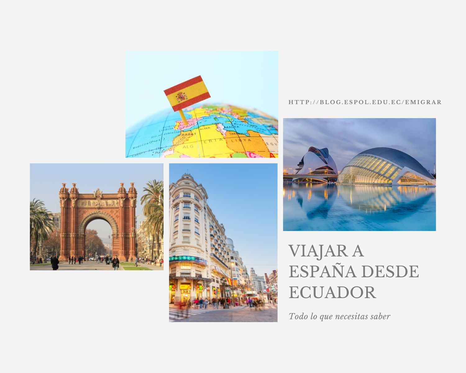 Viajar a España desde Ecuador