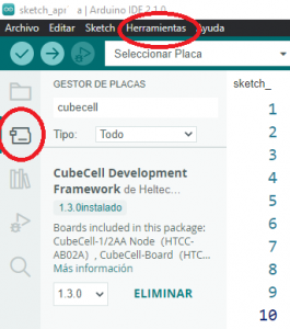 añadir Cubecell development framework