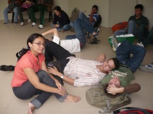 muy cansados