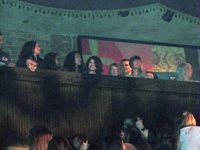 Selena Gomez in the concert of Nick Jonas