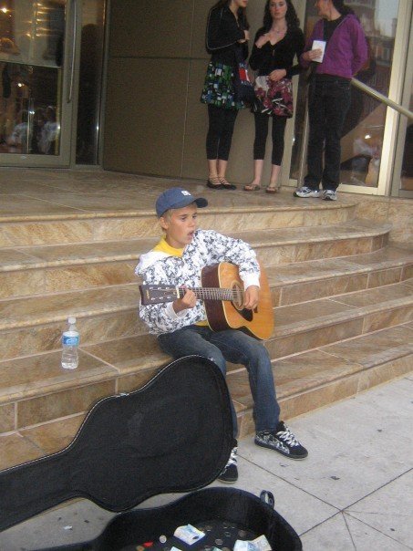 Justin Bieber fue Artista de la Calle