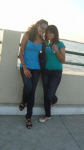 mi ñaña (izq) y yo