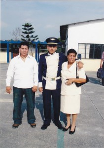 Junto a mi padre y 2da madre