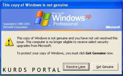 This copy of windows not genuine