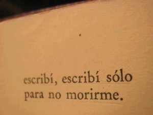 Escribir es un don