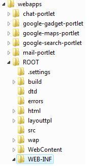 WEB-INF Liferay