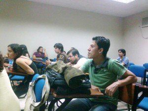 Prestando atención a la exposición