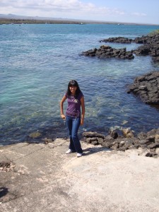 En Galpagos.. Al llegar fue una de las primeras vistas que tuve..