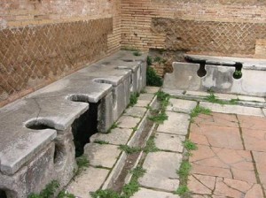 ostia-letrinas