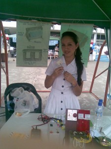 yop con mi proyecto del colegio