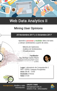 Curso “Web Data Analytics II”