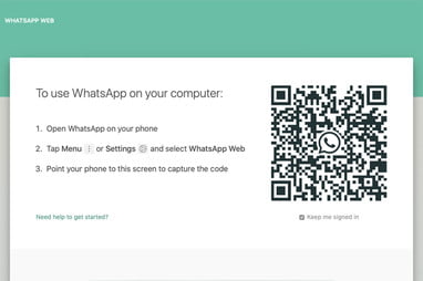 whatsapp web qr