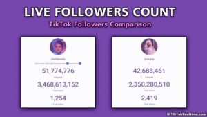 TikTok live Follower Comparison