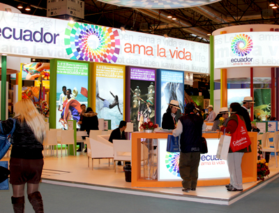 Ecuador hace marketing de su oferta turística en Feria de Turismo Fitur España