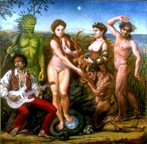 "Altar de Gaia", pintura de Elsie Russell (1992)