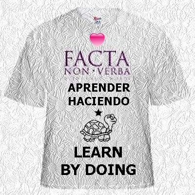 APRENDER HACIENDO, LEARN BY DOING, FACTA NON VERBA
